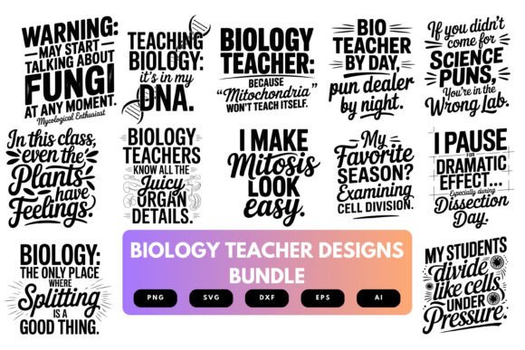 A Biology Teacher's Embroidery Bundle In the Real World