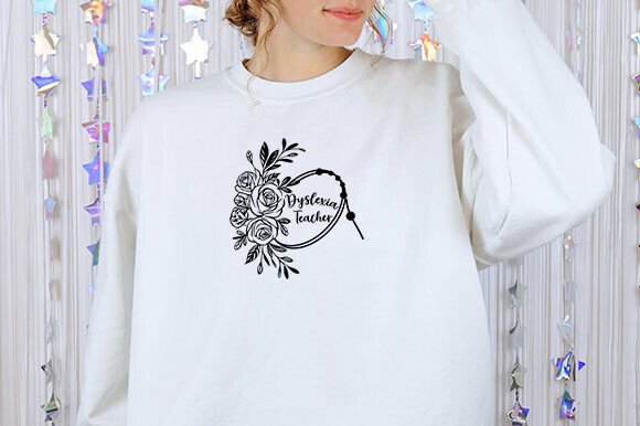 A Design Review of the Dyslexia Teacher Embroidery Design