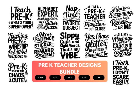 A Designer's Real-World Take on the Pre K Teacher SVG Bundle