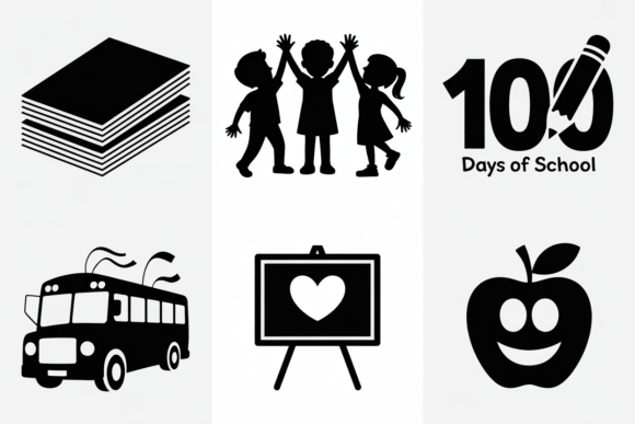 A Designer’s Review of the 100 Days of School Icon Bundle