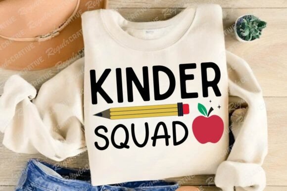 Kinder Squad SVG Design: A Teacher's Gift with Practical Charm