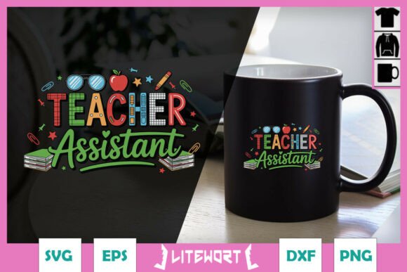 Teacher Assistant Western Teacher SVG Design Review