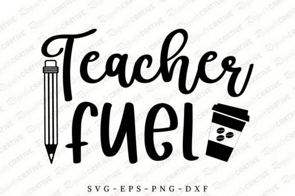 Teacher Fuel: A SVG Design That Stitches with Practical Appeal